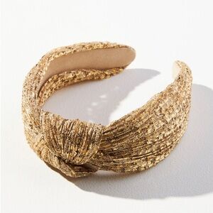 Anthropologie Raffia Knot Headband